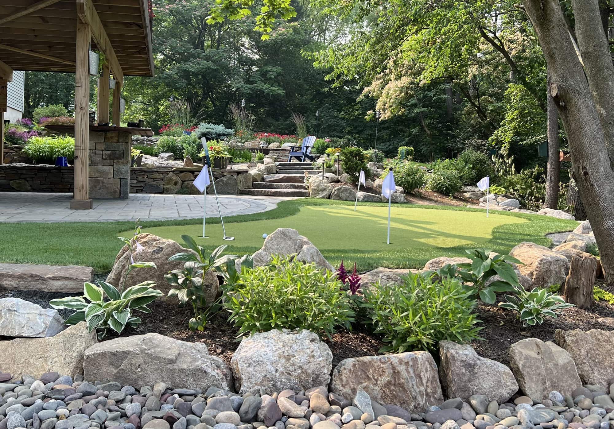 Putting Green Installation in Kingwood